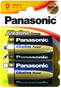 Panasonic 1.5V Alkáli D elem Alkaline Power (2db / csomag)  (LR20APB/2BP)