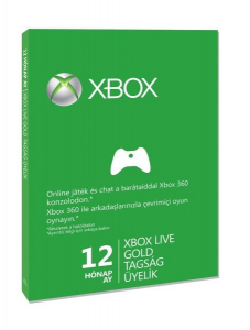 Microsoft Xbox Live Gold 12 hónapos előfizetés (52M-00547)