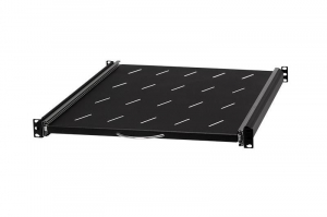 Stalflex rack szekrény polc 1U 19" 550mm fekete (RSR19-1U-550B)