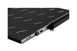 Stalflex rack szekrény polc 1U 19" 550mm fekete (RSR19-1U-550B)