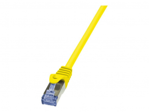 LogiLink 10G S/FTP PIMF PrimeLine patch kábel CAT6A 1m sárga (CQ3037S)