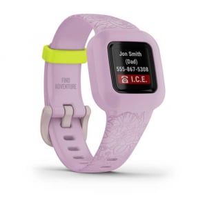 Garmin vívofit jr. 3 tevékenységmérő Lila virág (010-02441-01)