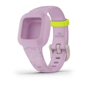 Garmin vívofit jr.3 Lila virág óraszíj (010-12469-41)