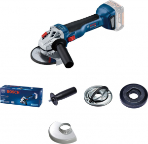 Bosch GWS 18V-10 akkus sarokcsiszoló kartondobozban, akkumulátor nélkül (06019J4002)