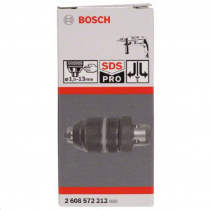 Bosch 2608572212 Gyorsbefogó fúrótokmány adapterrel 1,5-13 mm, SDS-plus