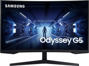32" Samsung Odyssey G5 ívelt LCD monitor fekete (LC32G55TQWRXEN)