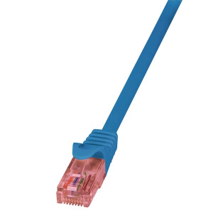 LogiLink CAT6 U/ UTP patch kábel PtimeLine AWG24 LSZH, 1m kék, CQ2036U