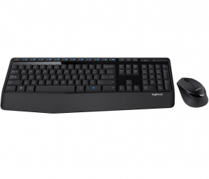 Logitech MK345 Comfort vezeték nélküli US billentyűzet + optikai egér fekete (920-006489)