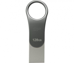 Pen Drive 128GB Silicon Power Mobile C80 USB-TypeC - USB 3.0 tit&aacute;n (SP128GBUC3C80V1S)