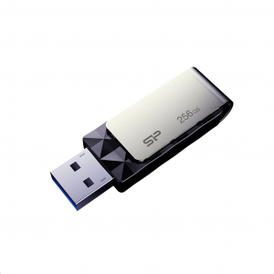 Pen Drive 256GB Silicon Power Blaze B30 fekete-ez&uuml;st USB 3.0 (SP256GBUF3B30V1K)