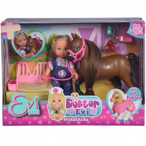 Simba Toys Steffi Love Doktor Évi lovas játékszett