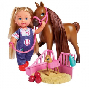 Simba Toys Steffi Love Doktor Évi lovas játékszett