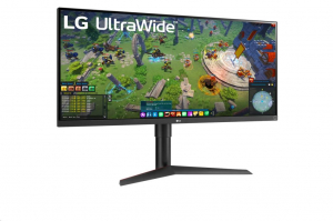 34" LG 34WP65G-B LCD monitor fekete-piros
