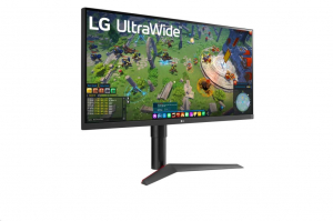 34" LG 34WP65G-B LCD monitor fekete-piros