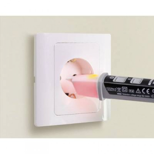 Fázisceruza, érintés nélküli feszültségvizsgáló multiteszter LED világítással 90V/1000V AC Voltcraft MS-500