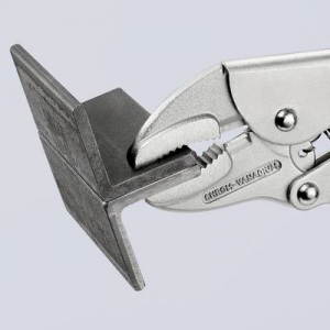 Markoló fogó, 250 mm, szorítási O henger 40 mm, 4 szög: 20 mm, 6 szög: 30 mm, Knipex 41 04 250