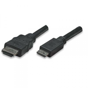 TECHly HDMI Csatlakozókábel [1x HDMI dugó - 1x HDMI dugó, C mini] 1.80 m Fekete