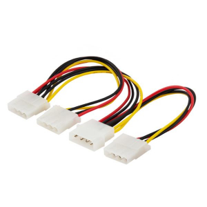 Savio AK-16 Molex t&aacute;pk&aacute;bel &ndash; 3x Molex 4 pin anya