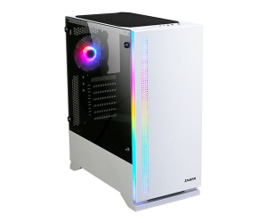 Zalman S5 White táp nélküli ablakos ház fehér