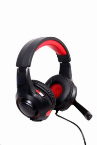 Gembird GHS-U-5.1-01 Gaming mikrofonos fejhallgató fekete-piros
