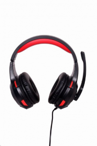 Gembird GHS-U-5.1-01 Gaming mikrofonos fejhallgató fekete-piros