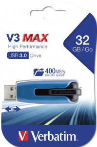 Pen Drive 32 GB Verbatim V3 MAX kék-fekete USB 3.0 (49806)