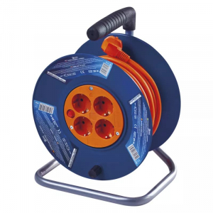 EMOS P09220 eloszt&oacute; 4 aljzat 20m k&eacute;k