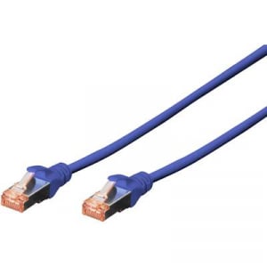 RJ45 Hálózat Csatlakozókábel CAT 6 S/FTP 10.00 m Sárga Halogénmentes, sodort érpár, Védővel, Lángálló Digitus