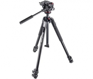 Manfrotto Hobbyista videó állvány 190X ALU 3 SEC. KIT FLUID H. (MK190X3-2W)