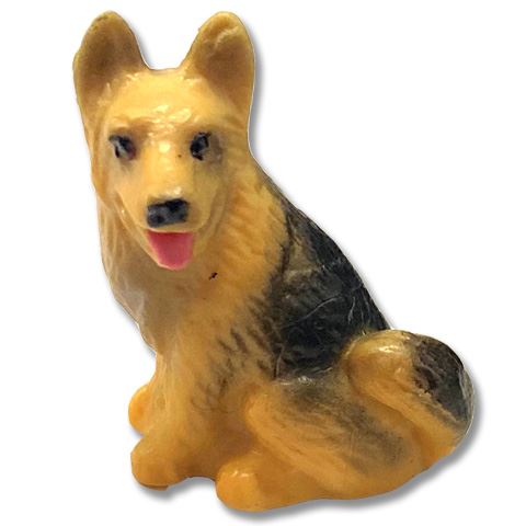 Bullyland Micro németjuhász kutya játékfigura