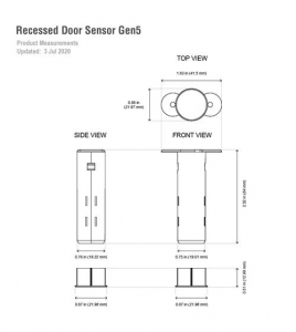 Aeotec Recessed Door Sensor nyitásérzékelő (ZW089)