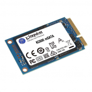 512GB Kingston SSD mSATA KC600 meghajtó (SKC600MS/512G)