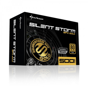 Sharkoon SilentStorm SFX Gold 500W tápegység (4044951016419)