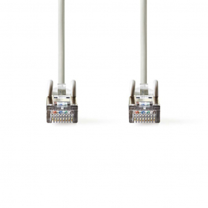 Nedis Cat 5e kábel, SF/UTP, RJ45 (8P8C) dugasz-RJ45 (8P8C) dugasz, 15.0 m, szürke