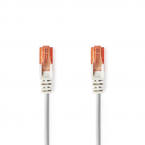 Nedis Cat 6 kábel | RJ45 (8P8C) dugasz-RJ45 (8P8C) dugasz, UTP, 15.0 m, szürke