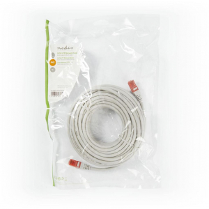 Nedis Cat 6 kábel | RJ45 (8P8C) dugasz-RJ45 (8P8C) dugasz, UTP, 15.0 m, szürke