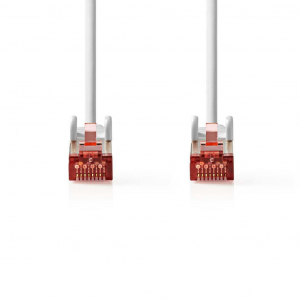 Nedis Cat 6 kábel, RJ45 (8P8C) dugasz-RJ45 (8P8C) dugasz, S/FTP, 3.00 m, szürke