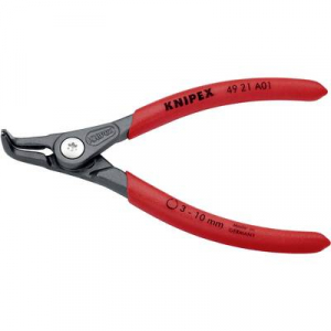 KNIPEX precíziós biztosítógyűrű fogó külső gyűrűkhöz, 3-10 mm, 49 11/49 21 A01