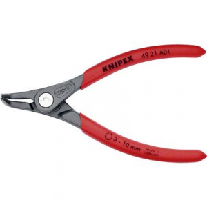 KNIPEX precíziós biztosítógyűrű fogó külső gyűrűkhöz, 3-10 mm, 49 11/49 21 A01