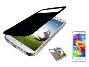 i-Total CM2768 Samsung Galaxy S5 flip tok fekete