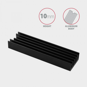 Axagon CLR-M2L10 passzív M.2 SSD hűtőborda fekete