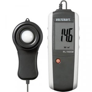 Digitális fénymérő, fotovoltaik mérő, analizáló napelemekhez 0 - 1999 W/m2, Voltcraft PL-110SM
