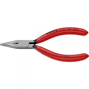 Markoló fogó finommechanikához 125 mm, lapos, kerek pofa, Knipex 37 31 125