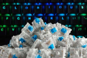 Glorious mechanikus billentyűzet cserekapcsoló szett Gateron Blue 120db (GAT-BLUE)