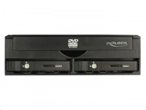 DeLock 2x2.5" be&eacute;p&iacute;thető mobil rack (47230)