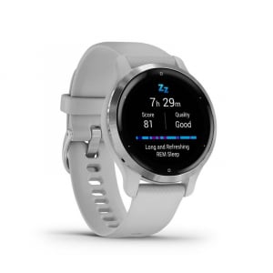 Garmin Venu 2S okosóra világosszürke, ezüst kerettel (010-02429-12)