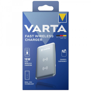 Varta vezeték nélküli gyorstöltő ezüst (57912101111)