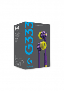 Logitech G333 játékhoz tervezett fülhallgató lila (981-000936)