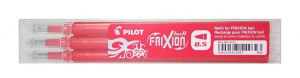 Pilot Frixion 0,5mm 3db-os piros rollertoll bet&eacute;t (BLS-FR5-R-S3)