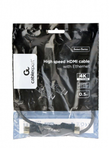 Gembird Cablexpert Ethernet HDMI adatk&aacute;bel 0.5m (CC-HDMI4L-0.5M)